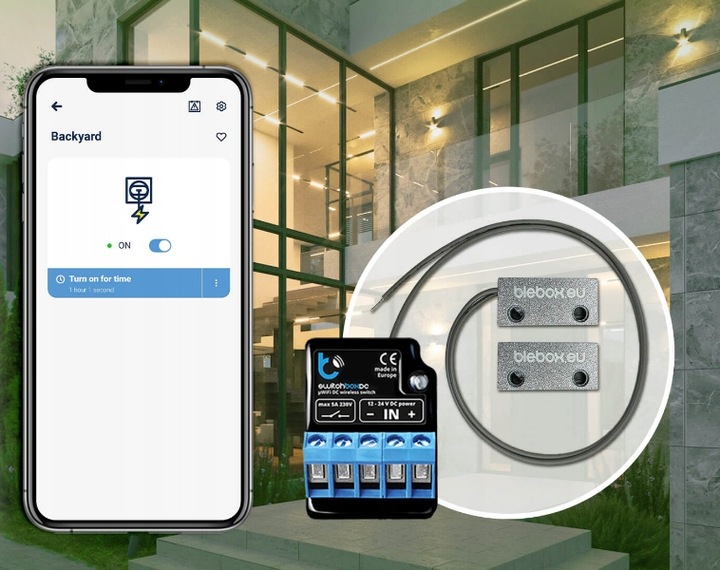 BleBox reedSwitch kontrakton do wykrywania pozycji