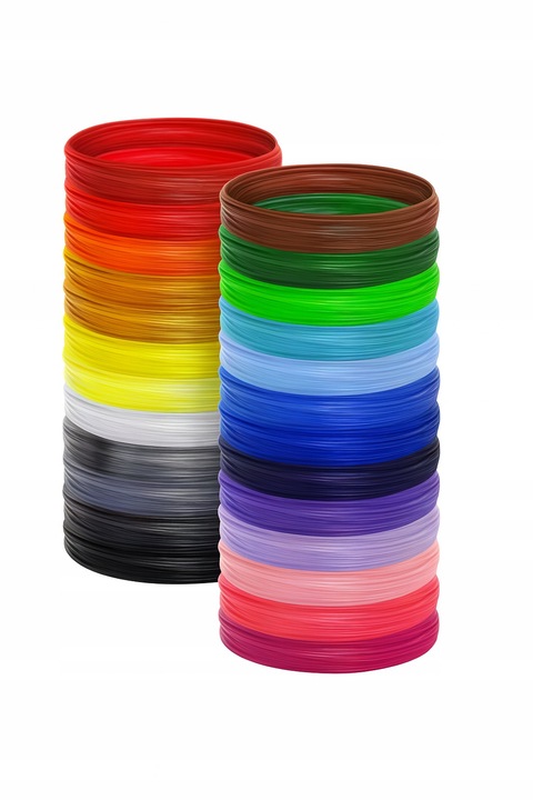 Długopis 3D Drukarka Zestaw + Wkłady 100m PLA Filament 4 KOLORY DO WYBORU