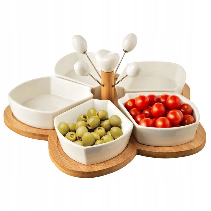 Talerz DO PRZEKĄSEK DIPÓW sosów przystawek miseczki na przekąski przystawki