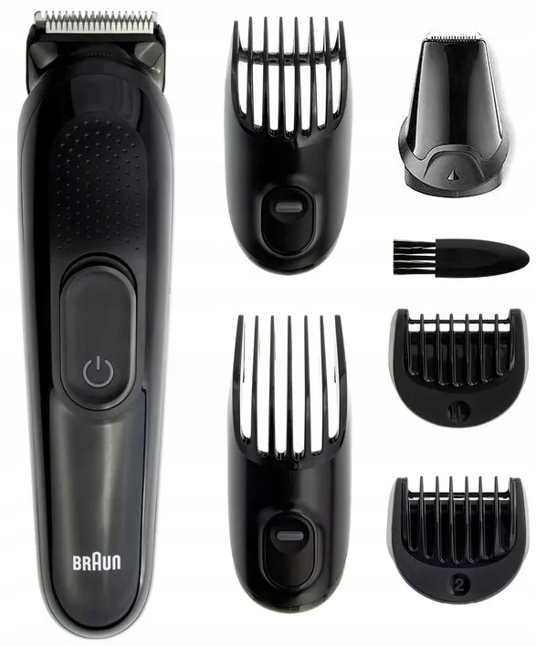 BEZPRZEWODOWA golarka TRYMER do ciala zarostu włosów BRAUN Sharp Blades