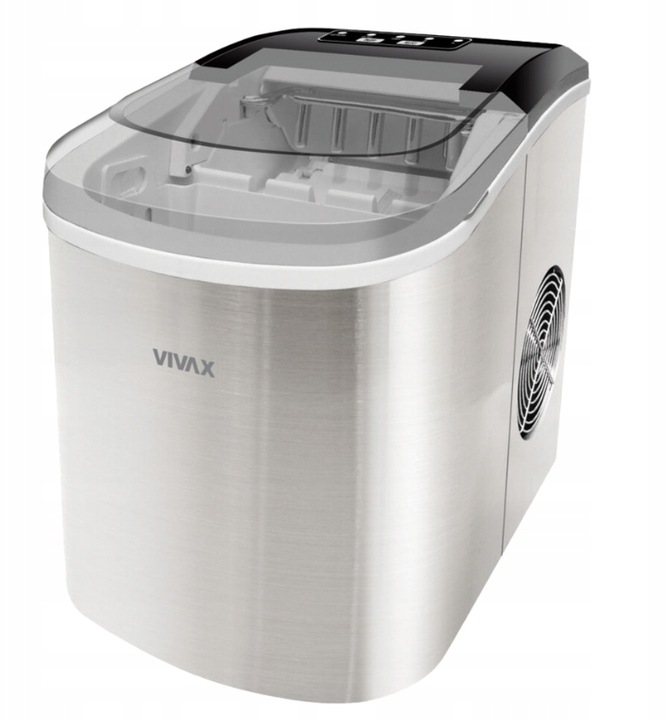 MOCNA KOSTKARKA DO LODU MASZYNA DO KOSTEK INOX S/L 12kg/dzień 240W+GRATIS