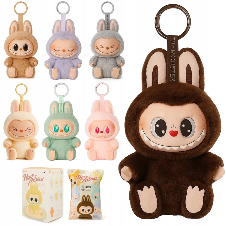 Monsters Labubu 15 cm Zawieszka pluszowa POP MART The Monsters Labubu 15 cm