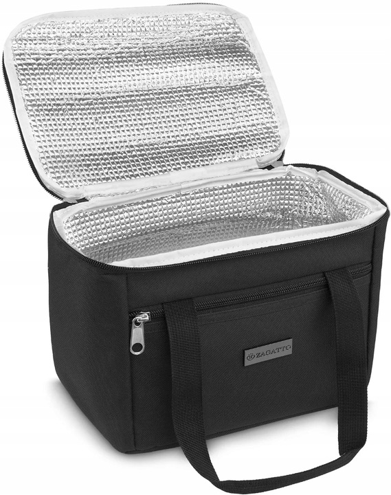 Torba termiczna na lunch box na jedzenie mała śniadaniowa na ramie ZAGATTO