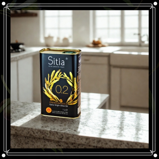 Doskonała GRECKA oliwa z oliwek Premium SITIA 0,2% 1L data aż do 06/27