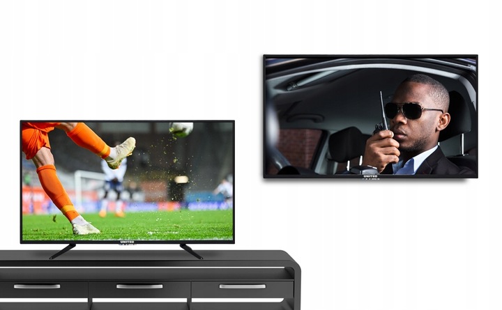 Telewizor LED United 43DU58 43 cale 4K UHD HDR DVB-T2 HEVC czarny