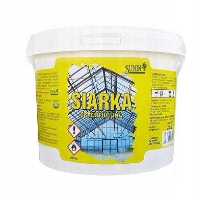 Siarka Granulowana 3kg Sumin
