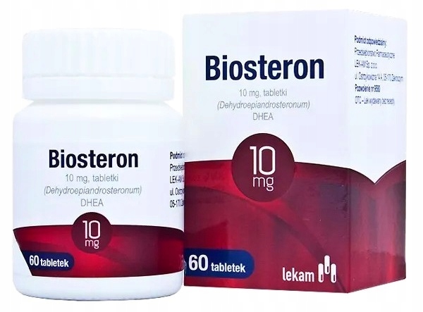 LEK-AM Biosteron 10 mg potencja DHEA 60 tabletek