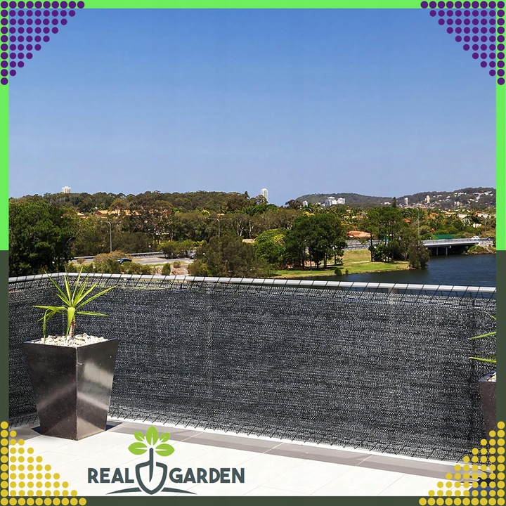 SIATKA CIENIUJĄCA 1,5x25m MASKUJĄCA 95% OSŁONA MATA NA OGRODZENIE PŁOT + UV