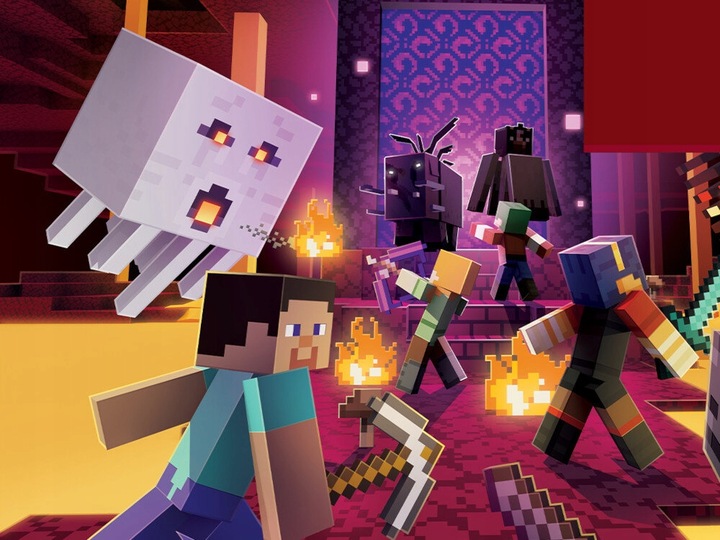 Gra planszowa RAVENSBURGER Minecraft Portal Dash