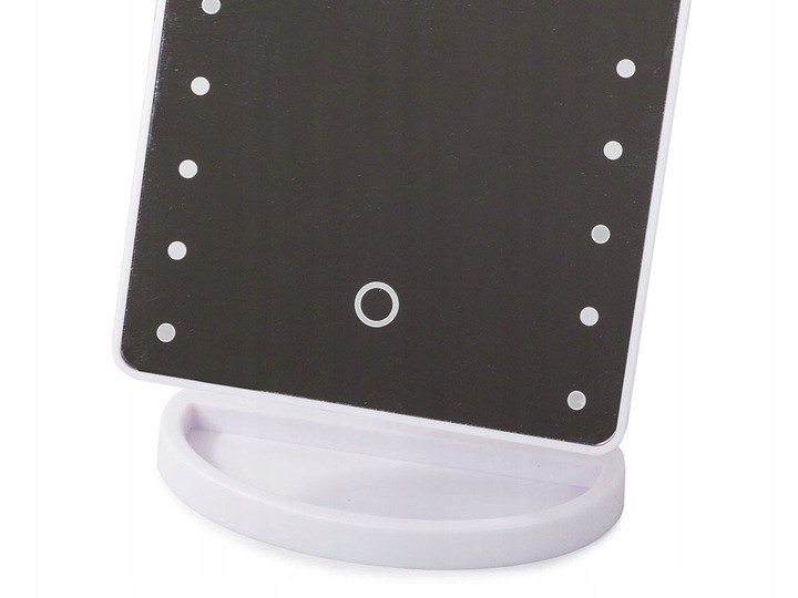 LUSTERKO KOSMETYCZNE PODŚWIETLANE 16 LED DO MAKIJAŻU DUŻE