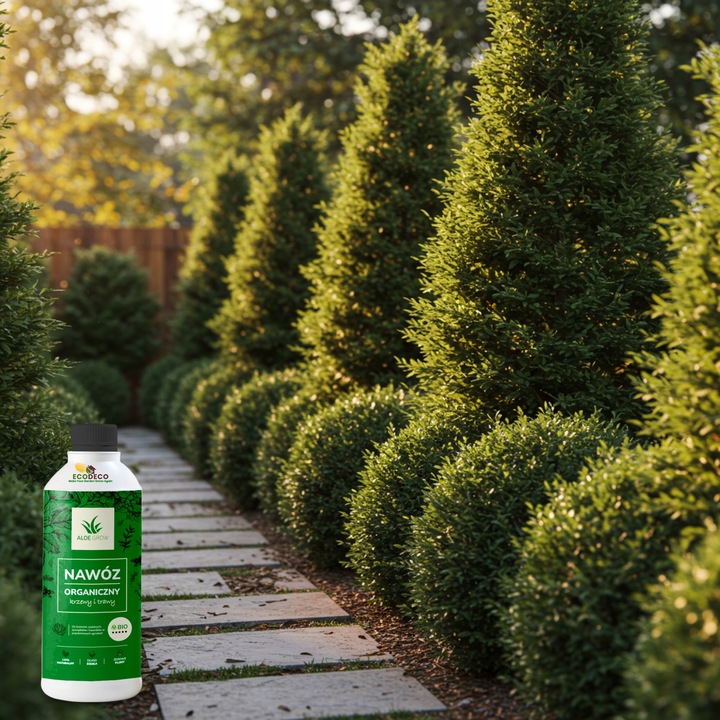 Naturalny nawóz organiczny 1 l użyźnia glebę wiosenny do trawy i krzewów