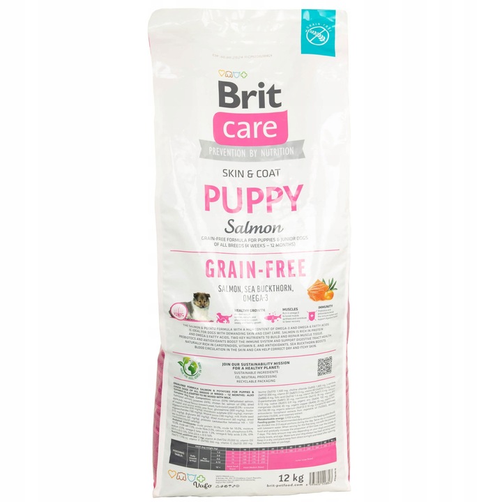 BRIT CARE Dog Grain-free Puppy Salmon 12kg