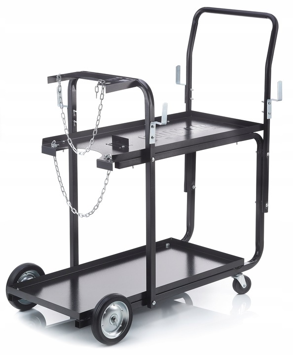 WÓZEK SPAWALNICZY DO SPAWAREK półką butle WÓZEK warsztatowy MMA MIG MP0182