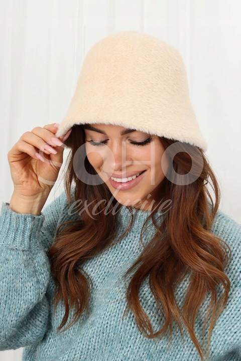 KAPELUSZ CZAPKA ALPAKA JESIENNY DAMSKI KOBIECY MODN ZIMOWY CIEPŁY KOL 2435