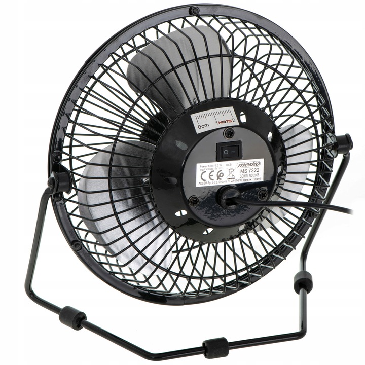 Wentylator biurkowy 15cm USB Mesko MS 7322