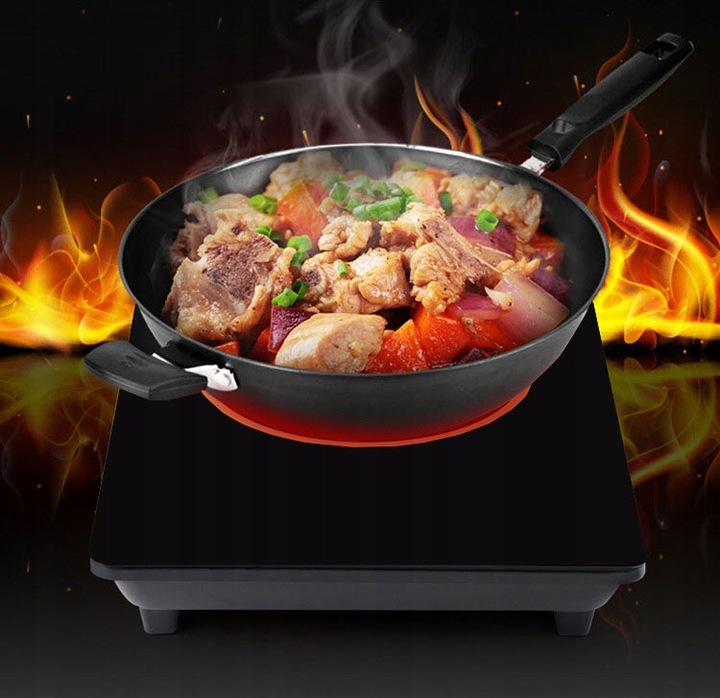 PŁYTA INDUKCYJNA KUCHENKA ELEKTRYCZNA 2000W TIMER 80°C~270°C 5 PROGRAMÓW