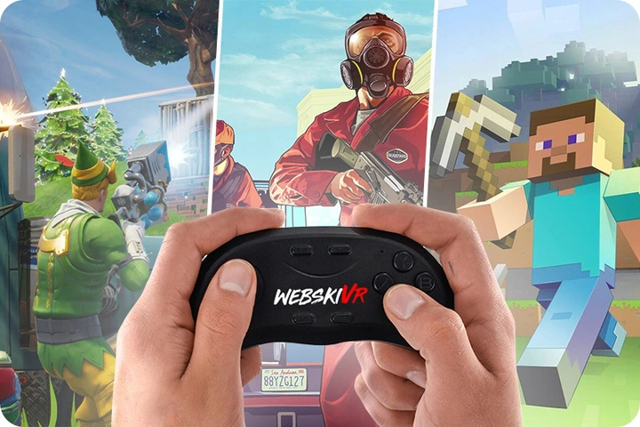 OKULARY GOOGLE VR 3D 360 STOPNI+PILOT BLUETOOT