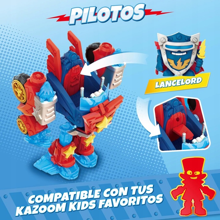 SUPERTHINGS Super Things Zings Turbo Warrior Power Robot Auto Transformer