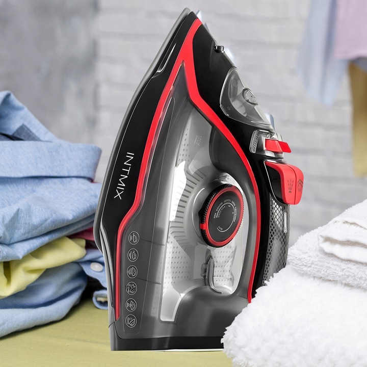 MOCNE ŻELAZKO PAROWE CERAMICZNE STRAŻAK 3000W 9w1 INNOWACJA ANTI-DRIP