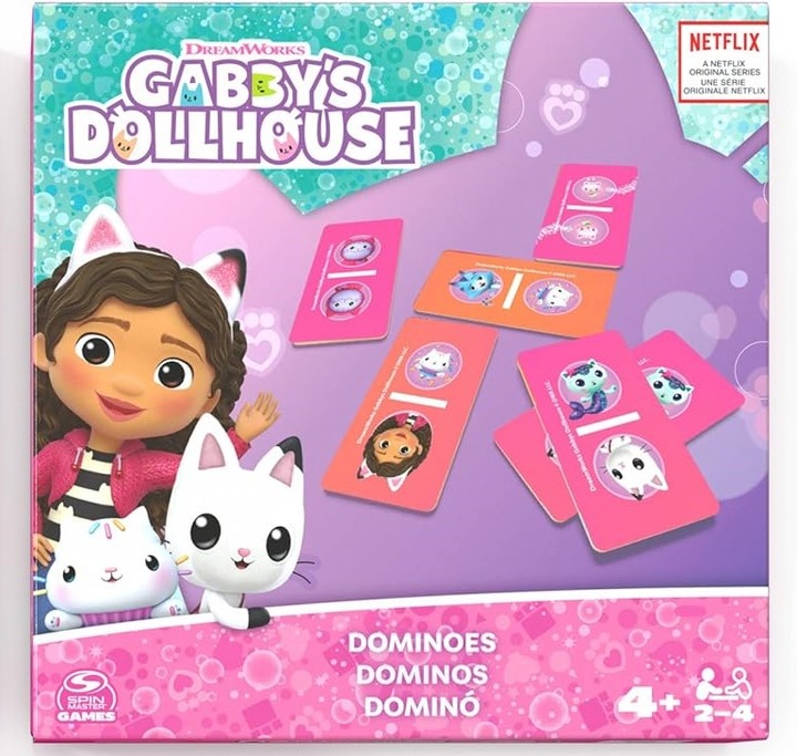 Domino Koci Domek Gabi Układanka Dla Dzieci w Pudełku 28 Elementów