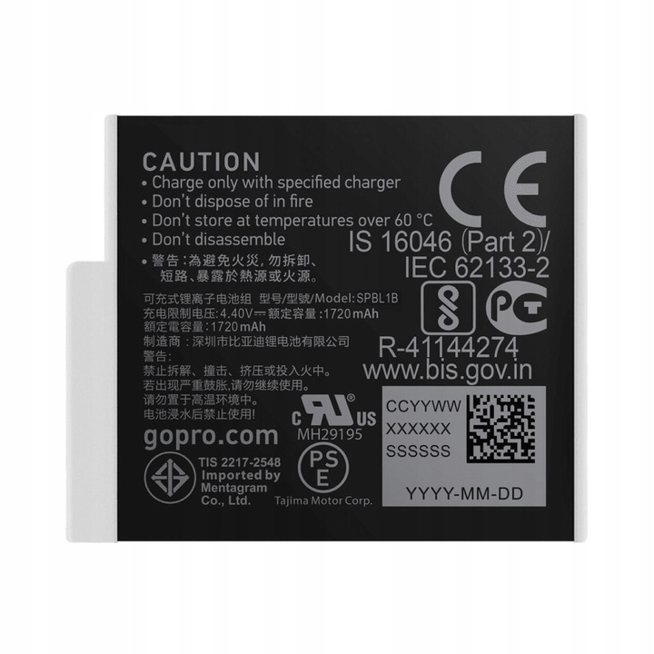 Akumulator GOPRO Enduro 2Pack do HERO 10/11 Black
