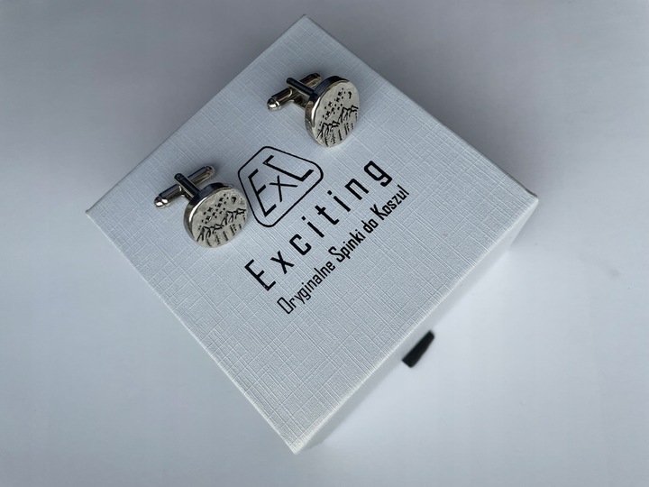 Spinki do mankietów EXC Góry Tatry Sudety Karpaty Duch Gór Ratownika GOPR