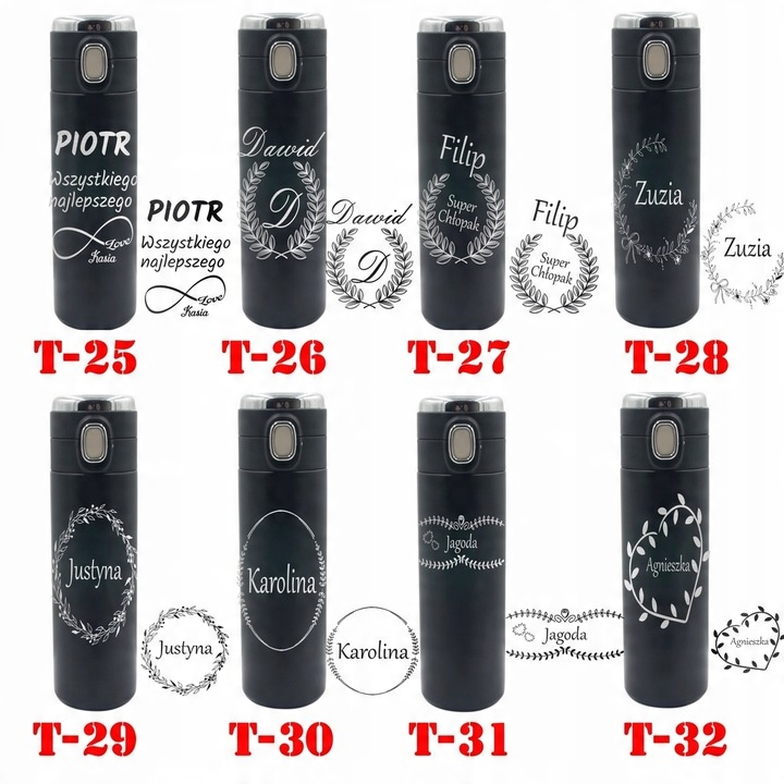 TERMOS KUBEK TERMICZNY na PREZENT dla NIEGO Taty Faceta Brata Wyświetlacz