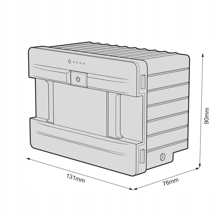 BATERIA MODUŁOWA DO LODÓWEK YOLCO SC4G BCX30/40/50 ET8/18 TCX50/60 GCX37/47