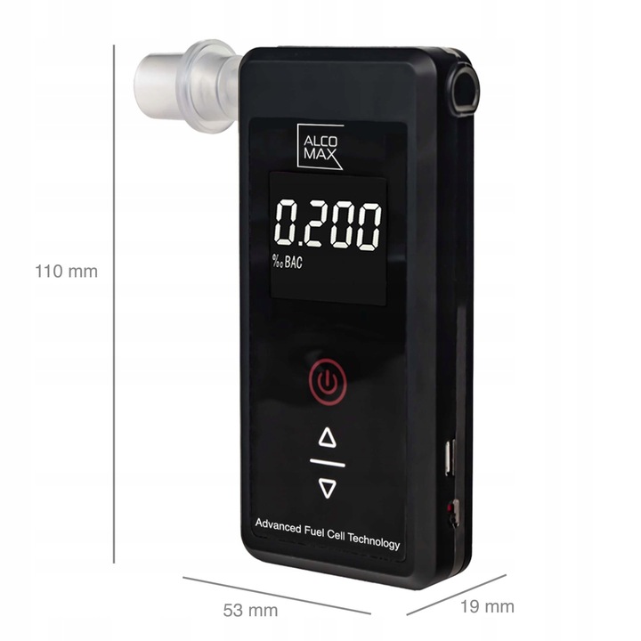 Profesjonalny Alkomat METEO AX7 +17 USTNIKÓW