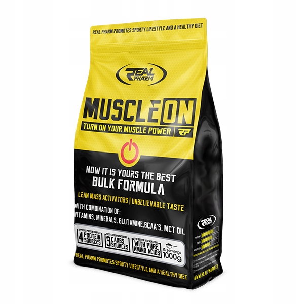 Real Pharm MUSCLE ON 1000g Czekoladowy
