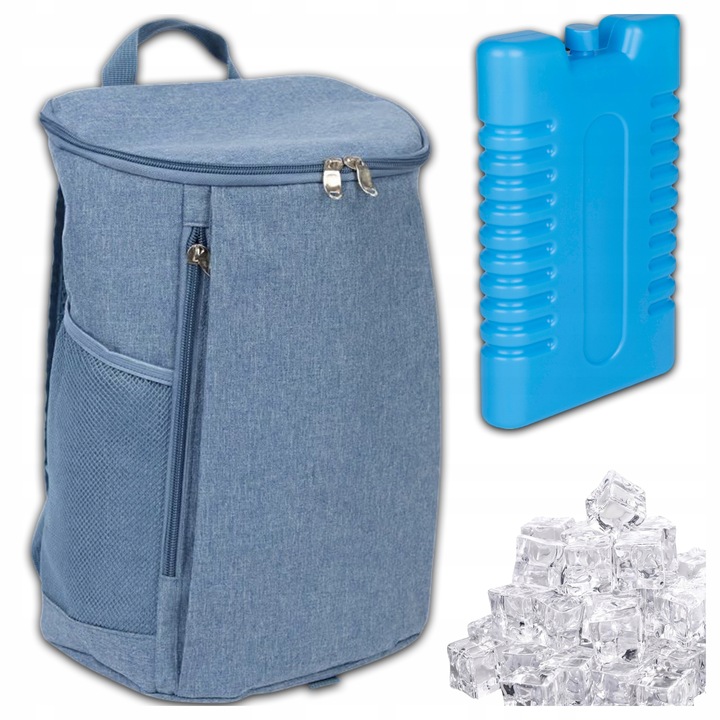 Plecak Termiczny Chłodzący Turystyczny Torba Izolacyjna Lodówka + Wkład