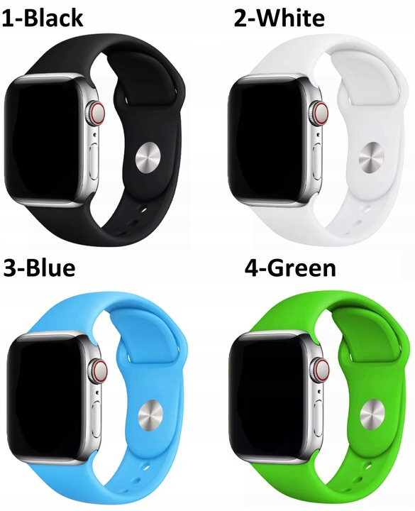 PASEK DO APPLE WATCH 2 3 4 5 6 7 8 9 SE ULTRA 2 38/40/41/42/44/45/49m Sport
