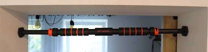 DRĄŻEK do podciągania ĆWICZEŃ rozporowy regulowany STALOWY mocny DO 150kg