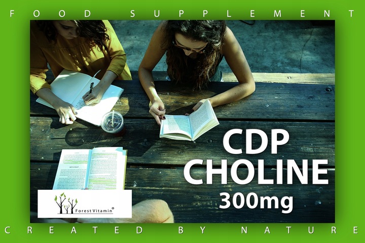 FOREST CDP CHOLINA CYTYKOLINA 60kaps PAMIĘĆ KONCENTRACJA ENERGIA MOCNA