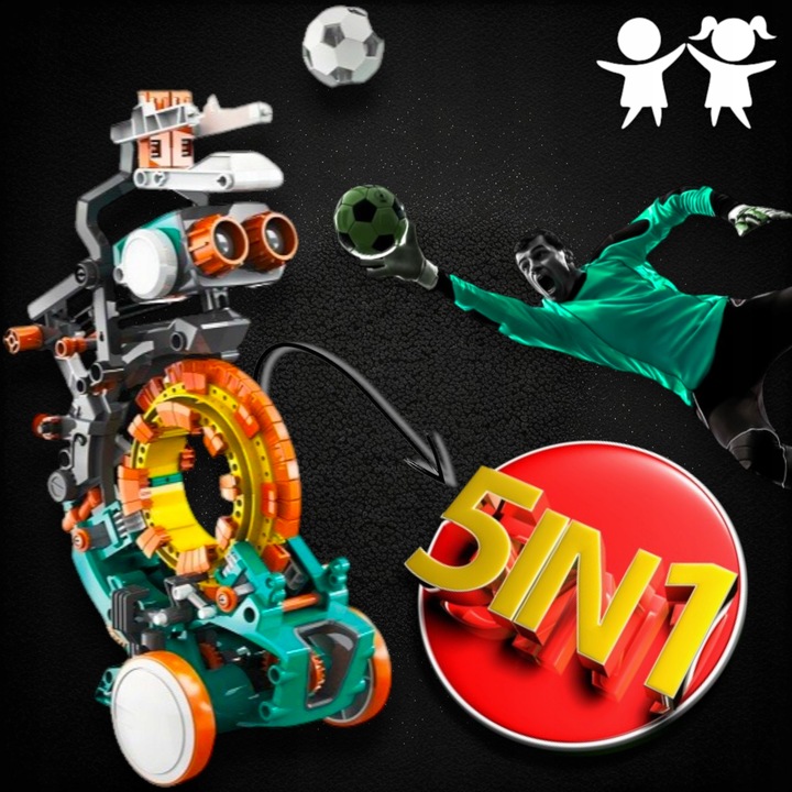 Robot Kodujący 5w1 kreatywna zabawka edukacyjna PREZENT DLA CHŁOPCA