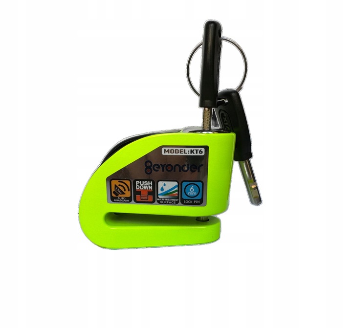 Blokada tarczy hamulcowej z alarmem KOVIX KT6/KD6