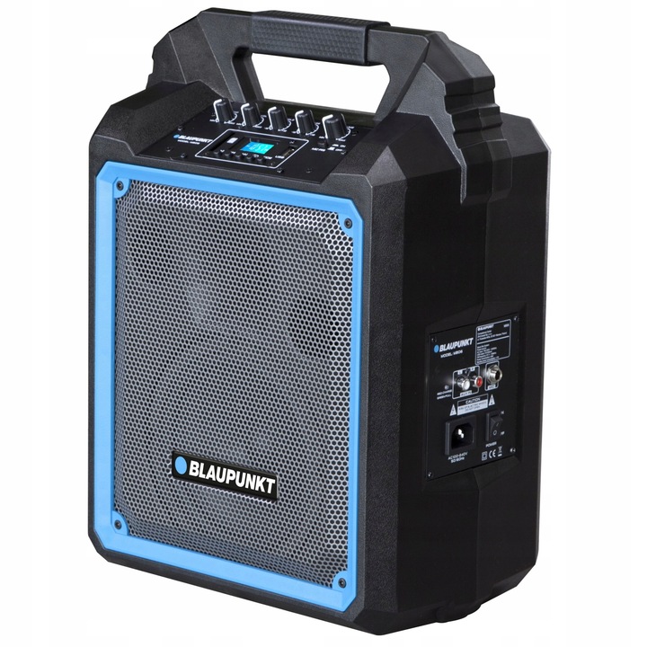 DUŻY GŁOŚNIK BLAUPUNKT BLUETOOTH KOLUMNA AKTYWNA KARAOKE MIKROFON MB06