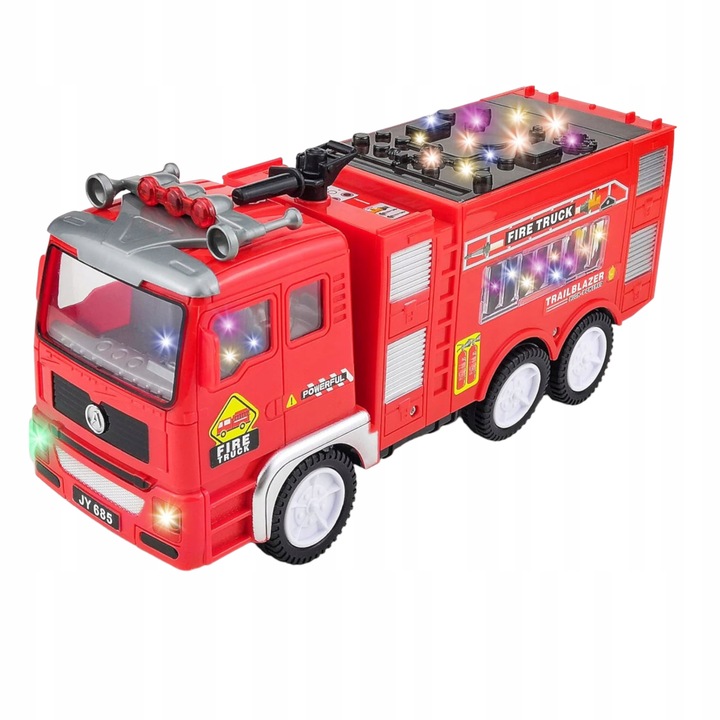 Straż pożarna wóz strażacki światło dźwięk automatyczna jazda