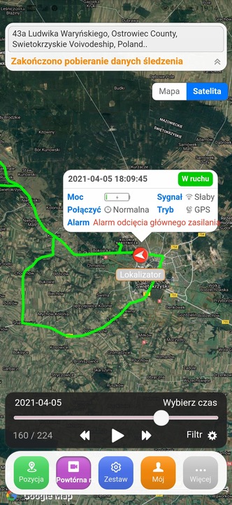 Lokalizator GPS odcięcie paliwa podsłuch SOS