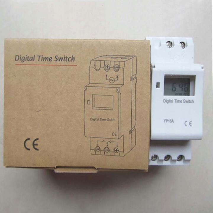 PROGRAMATOR CZASOWY SZYNĘ CYFROWY TYGODNIOWY Programowalny Zegar Cyfrowy