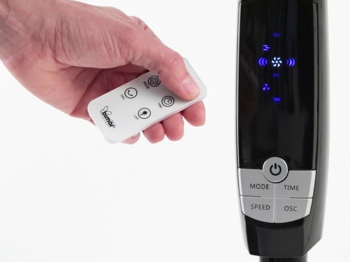 NOWOCZESNY WENTYLATOR podłogowy BIMAR AMA12 CICHY PILOT TIMER OSCYLACJA