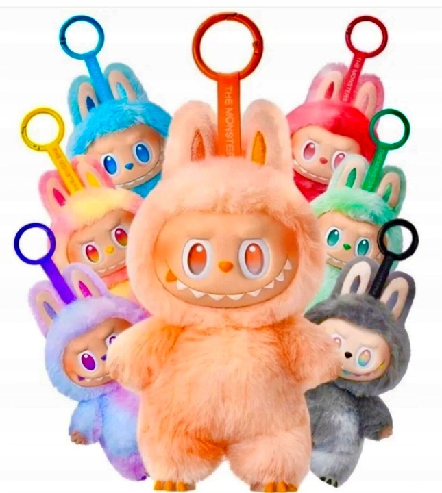2xLABUBU MASKOTKA PLUSZAK BRELOK BOX NIESPODZIANKA FIGURKA ZABAWKA Monsters