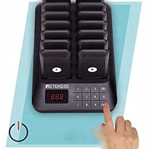Retekess TD157 Bezprzewodowy Pagera Restauracji, 500M,Przywoływacz Klientów