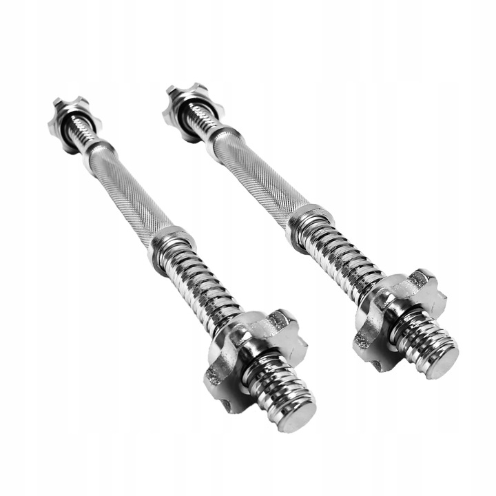 Zestaw 2 x Gryf krótki do hantli 36 cm 25 mm gryfik sztangielka do ćwiczeń