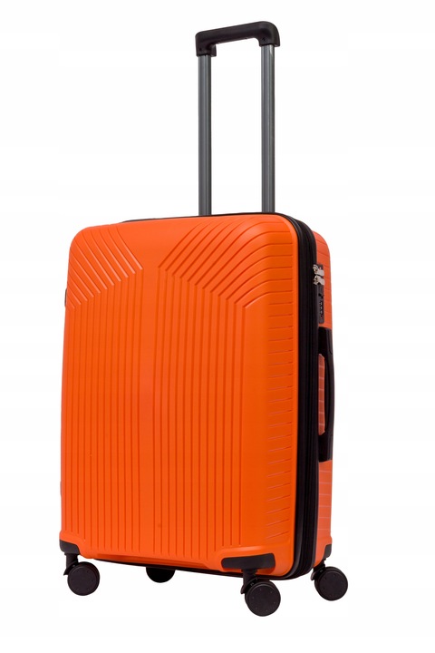 Komplet Wytrzymałych Walizek Podróżnych BAGIA Z Polipropylenu + GRATIS