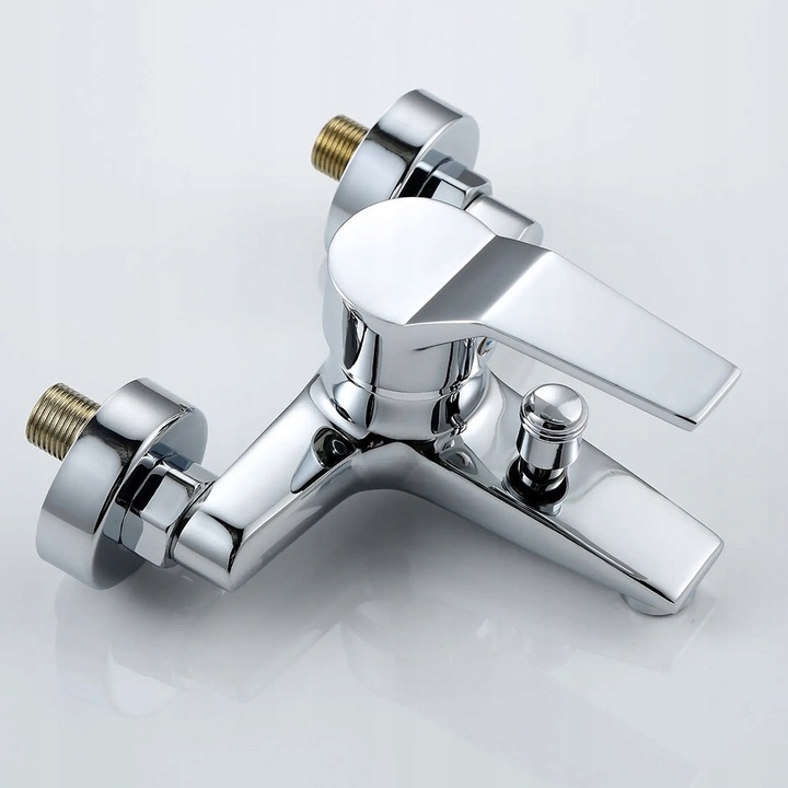 ZESTAW BATERIA WANNOWA PRYSZNICOWA KRAN DO WANNY UCHWYT WĄŻ SŁUCHAWKA CHROM