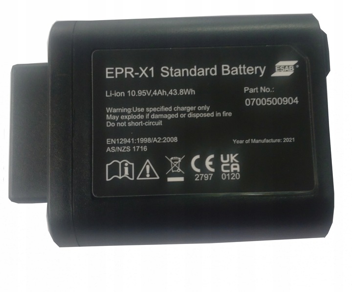 Bateria ESAB EPR-X1 PAPR 0700500904