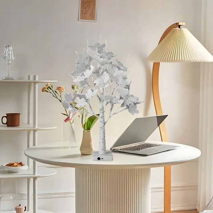 DRZEWKO LED ŚWIECĄCE BRZOZA 60 CM ŚWIĄTECZNE DEKORACYJNE LAMPKI