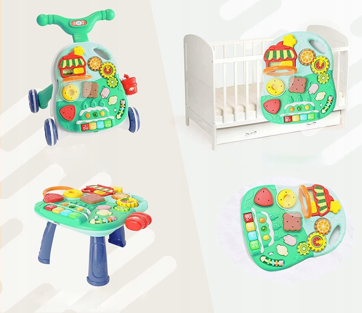 CHODZIK PCHACZ INTERAKTYWNY STOLIK 5w1 EDUKACYJNY