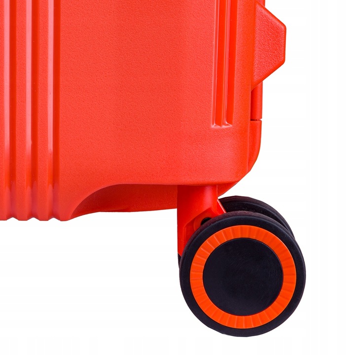 Walizka Średnia Podróżna Twarda Na Kółkach PUCCINI Pomarańczowa PP022B 9